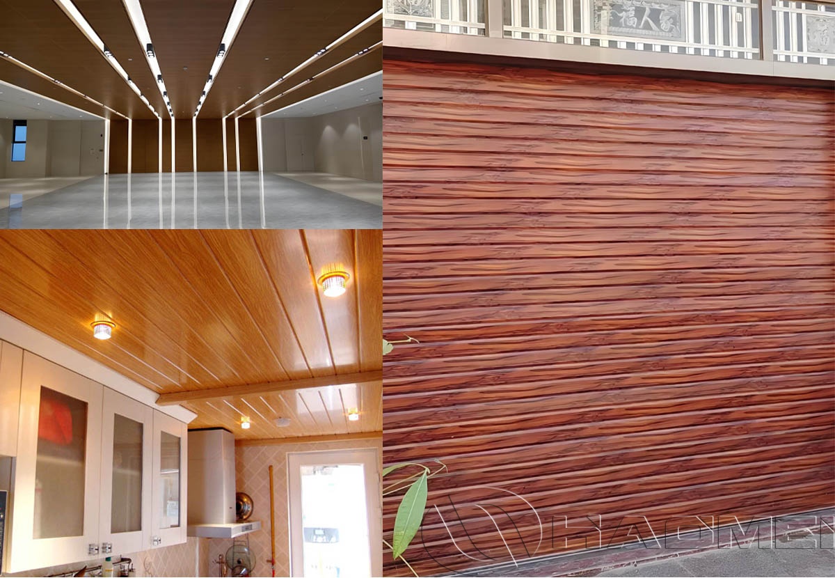Applications of wood grain aluminum coils