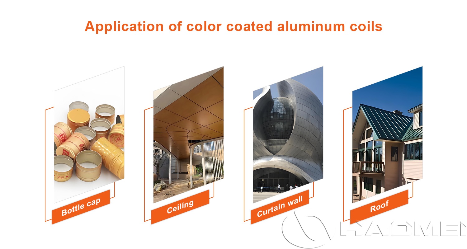 color coated aluminum coil application