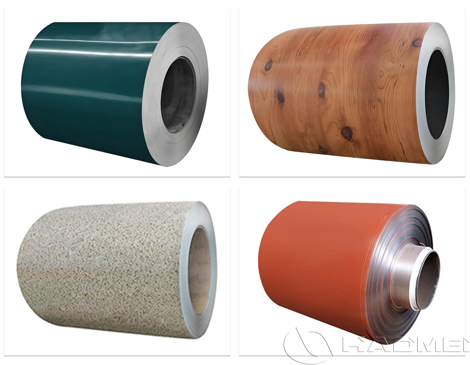 Color-coated aluminum coils