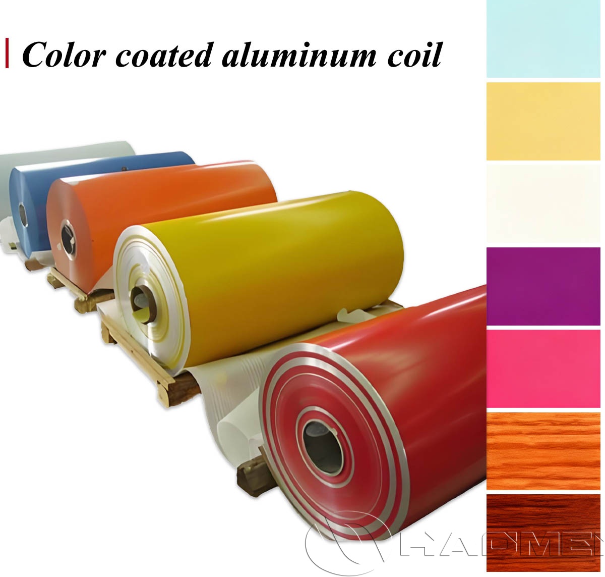 Color coated aluminum coil