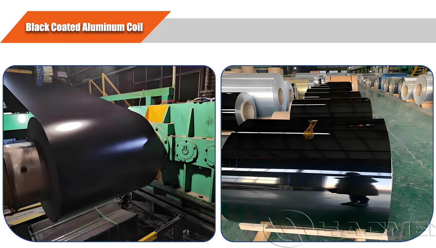 Black Coated Aluminum Coil