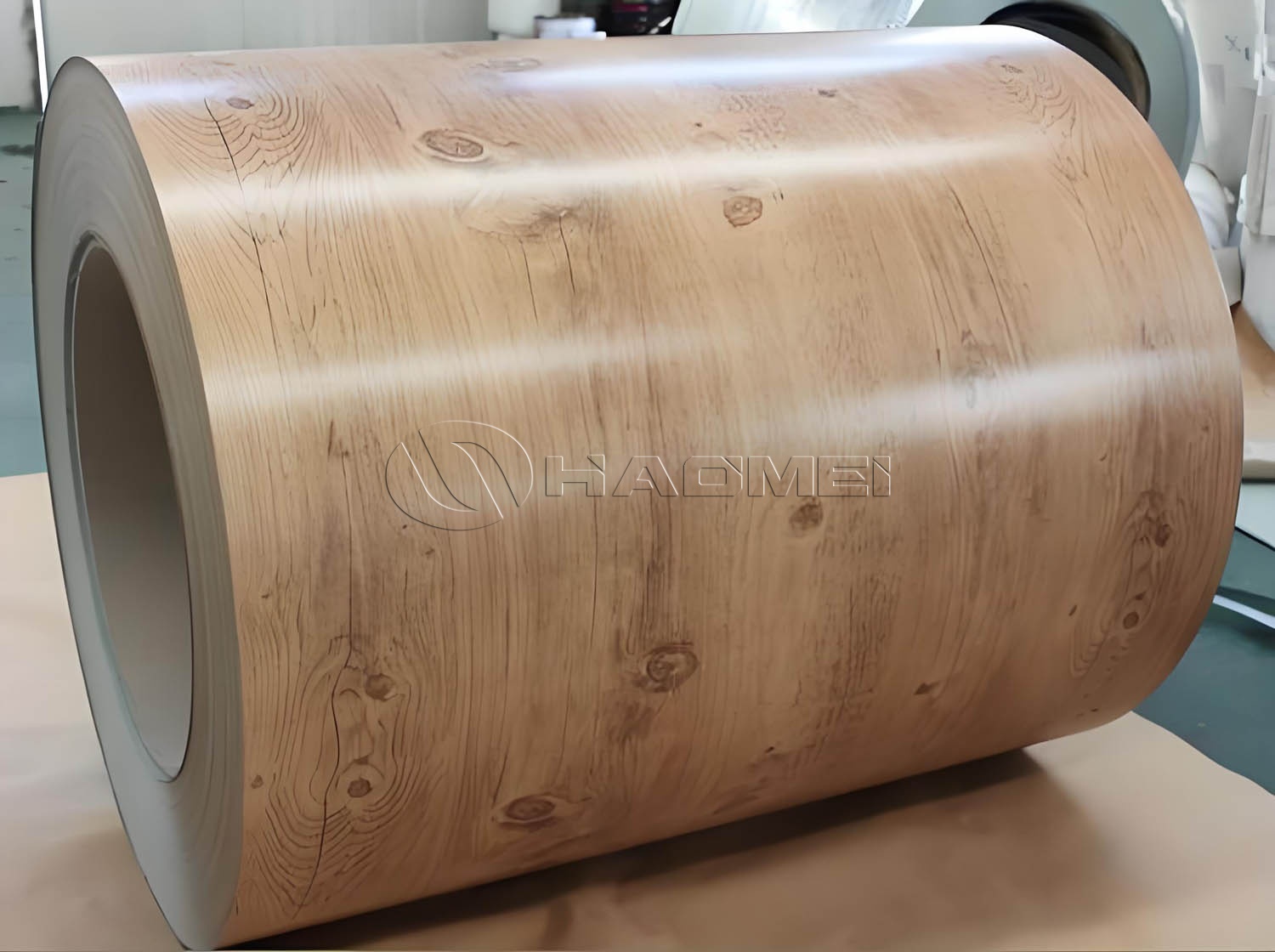 Eco-Friendly Wood Grain Color-Coated Aluminum