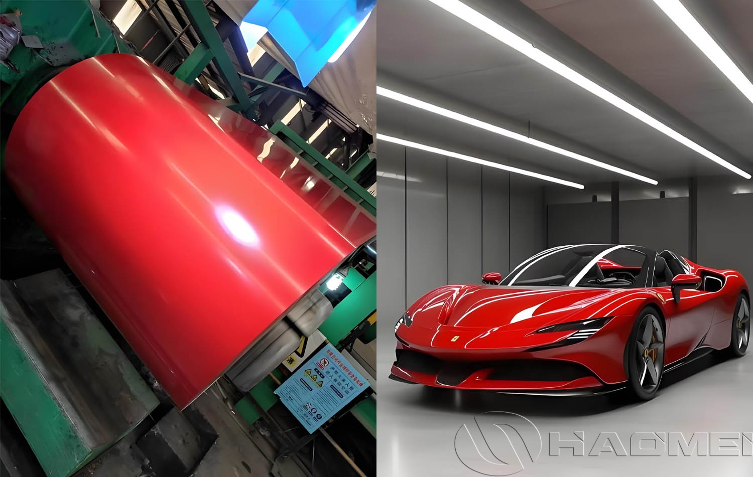 Color-coated aluminum coils for automotive applications