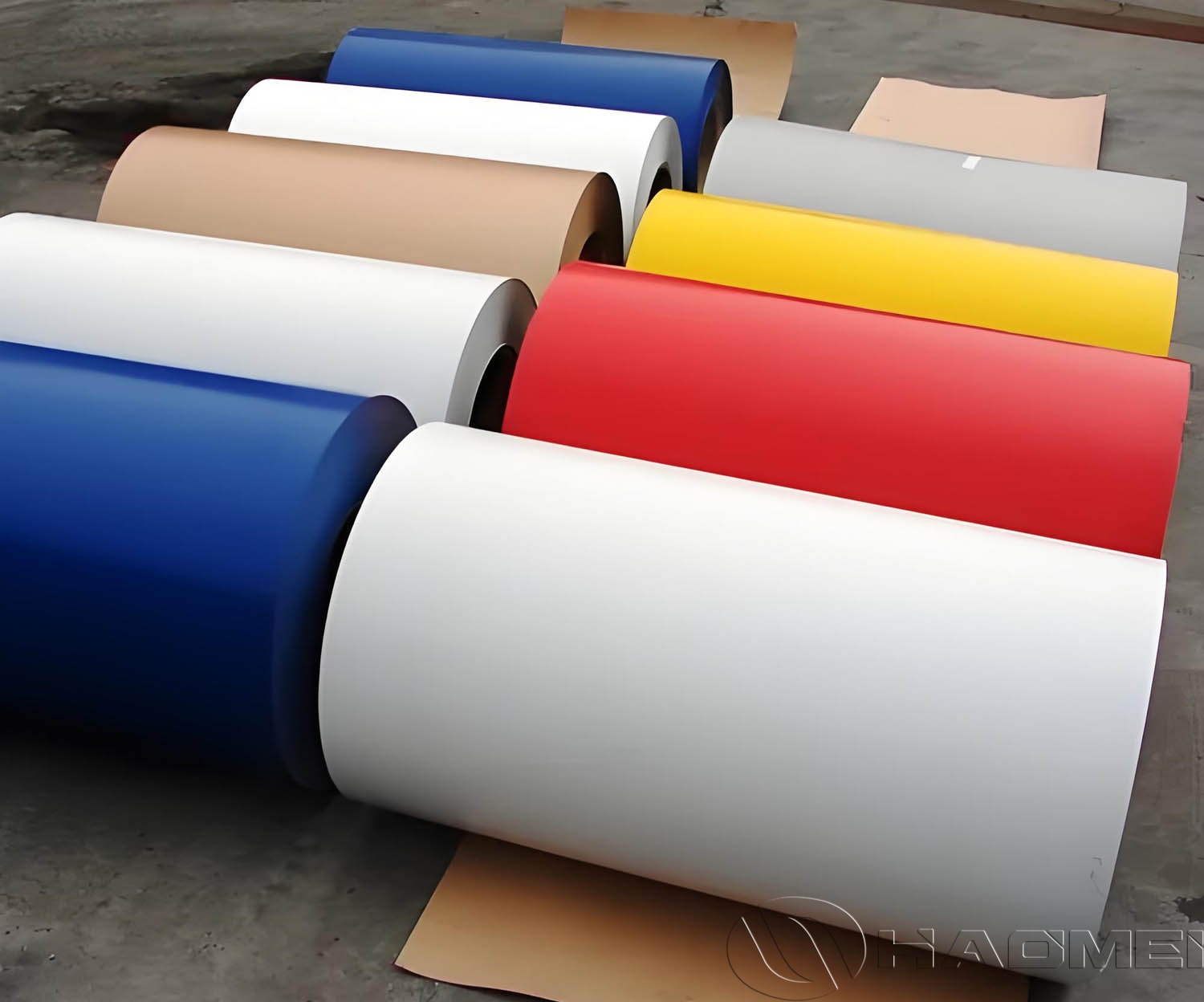 Color coated aluminum coil