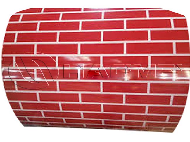 Brick Pattern Color-Coated Aluminum Coil